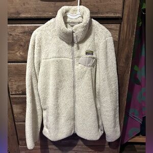 LL Bean Hi-Pile Fleece Teddy Jacket